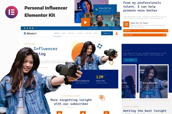 Akamsi-PersonalInfluencerElementorTemplateKit.jpg.webp