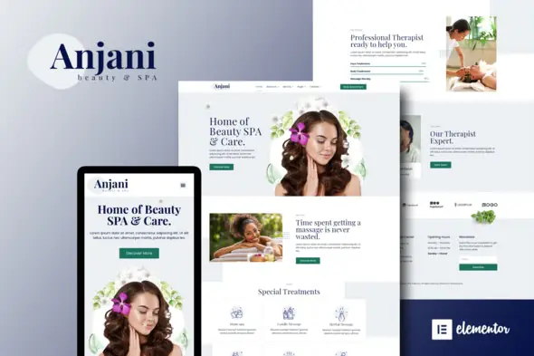 Anjani-SpaBeautyElementorTemplateKit.jpg.webp
