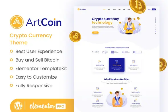 ArtCoinBitcoinCryptocurrencyElementorTemplateKit.jpg.webp
