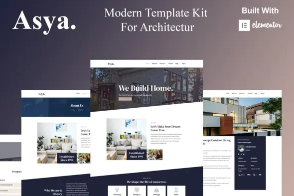 Asya-ModernArchitectureElementorTemplateKit.jpg.webp