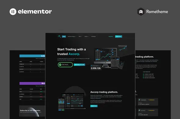 Axcorp-TradingInvestmentCompanyElementorProFullSiteTemplateKit.jpg.webp