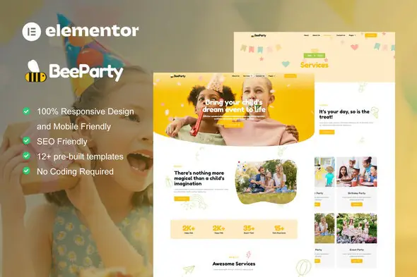 BeeParty-KidsPartyPlannerElementorTemplateKit.jpg.webp