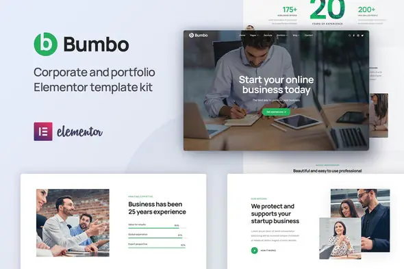 Bumbo-BusinessStartupPortfolioElementorTemplateKit.jpg.webp