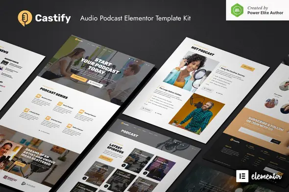Castify-AudioPodcastElementorTemplateKit.jpg.webp