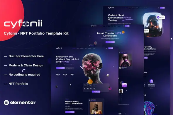 Cyfonii-NFTDigitalAssetAgencyPortfolioElementorTemplateKit.jpg.webp