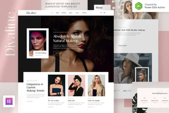Divaline-MakeupArtistModelBeautyElementorTemplateKit.jpg.webp