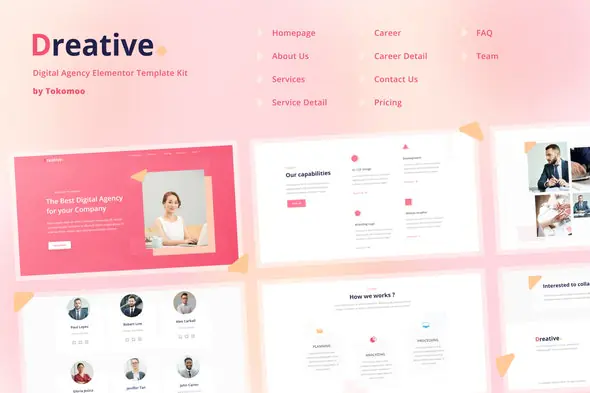 DreativeDigitalAgencyElementorTemplateKit.jpg.webp