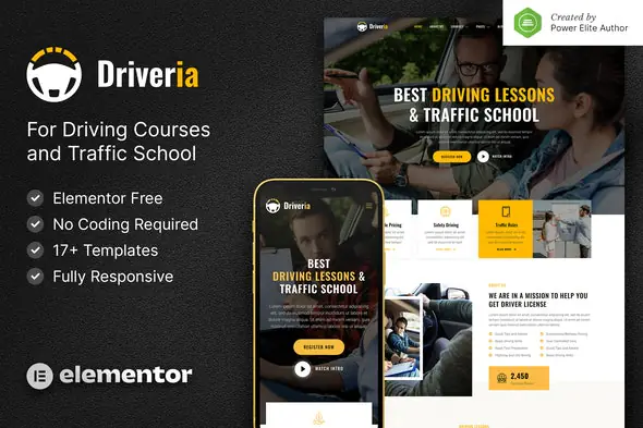 Driveria-DrivingCourseTrafficSchoolElementorTemplateKit.jpg.webp