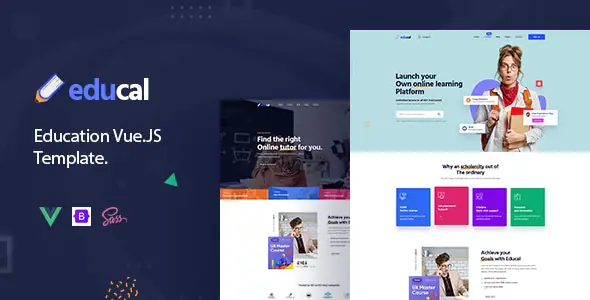 Educal-OnlineLearningandEducationVuejsTemplateRTL.jpg.webp