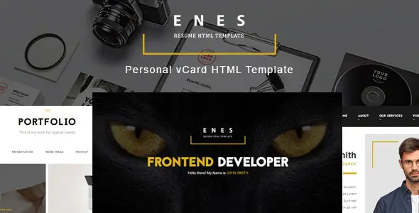 Enes-ResumevCardHTMLTemplate.jpg.webp