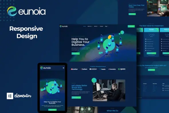Eunoia-TechCompanyDigitalServiceElementorTemplateKit.jpg.webp