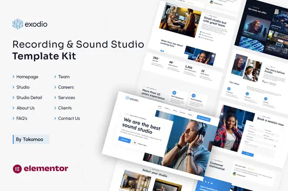 ExodioRecordingSoundStudioElementorTemplateKit.jpg.webp