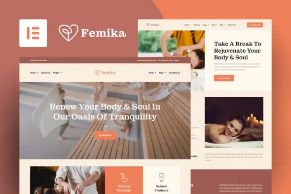 Femika-SpaCenterWellnessElementorTemplateKit.jpg.webp