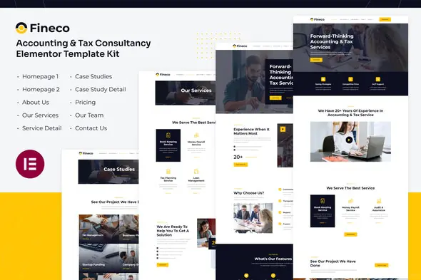 FinecoAccountingTaxConsultancyServicesElementorTemplateKit.jpg.webp