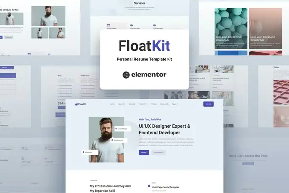FloatKit-PersonalResumeElementorTemplateKit.jpg.webp