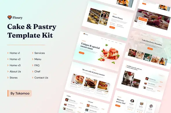 FlouryCakePastryElementorTemplateKit.jpg.webp
