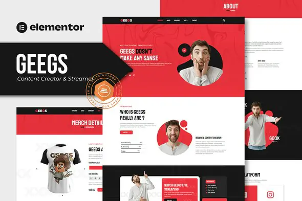 Geegs-ContentCreatorStreamerElementorTemplateKit.jpg.webp