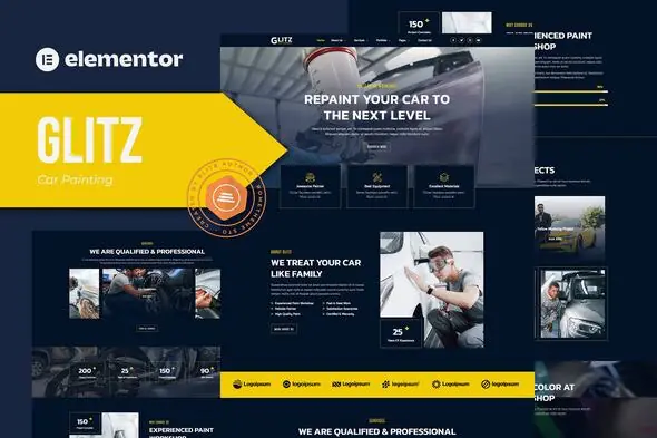 Glitz-CarPaintingRestorationElementorTemplateKit.jpg.webp