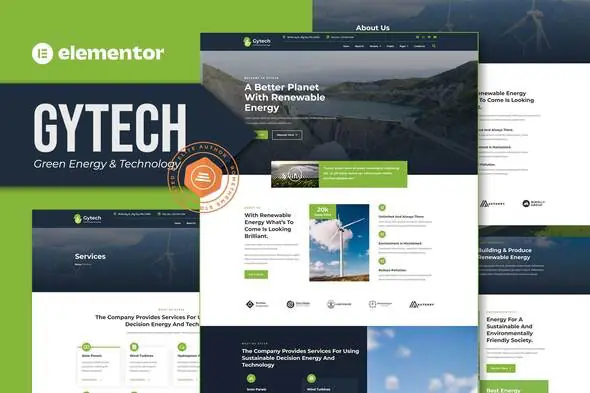 Gytech-GreenEnergyTechnologyElementorProTemplateKit.jpg.webp