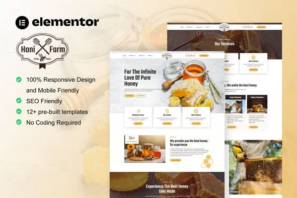 HoniFarm-HoneyBeeFarmElementorTemplateKit.jpg.webp