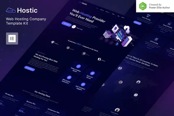 Hostic-WebHostingCompanyElementorTemplateKit.jpg.webp