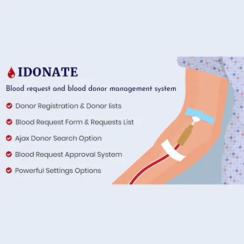 IDonatePro-BloodDonationRequestAndDonorManagementWordPressPlugin.jpg.webp
