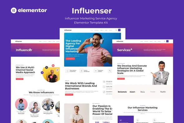 Influenser-InfluencerMarketingServicesAgencyElementorTemplateKit.jpg.webp