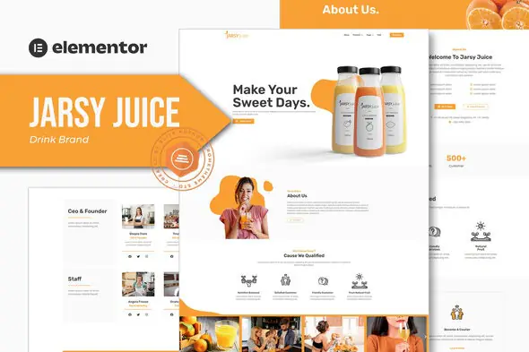 JarsyJuice-DrinkBrandElementorTemplateKit.jpg.webp