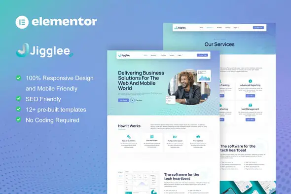 Jigglee-TechStartupBusinessElementorTemplateKit.jpg.webp