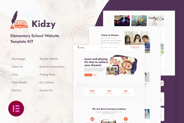 KidzyElementarySchoolElementorTemplateKit.jpg.webp