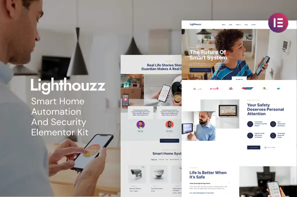 Lighthouzz-SmartHomeSecurityElementorTemplateKitTechnologyApps.jpg.webp