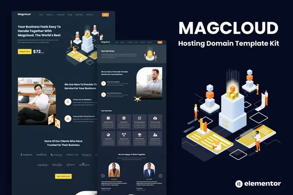 Magcloud-HostingDomainElementorTemplateKit.jpg.webp