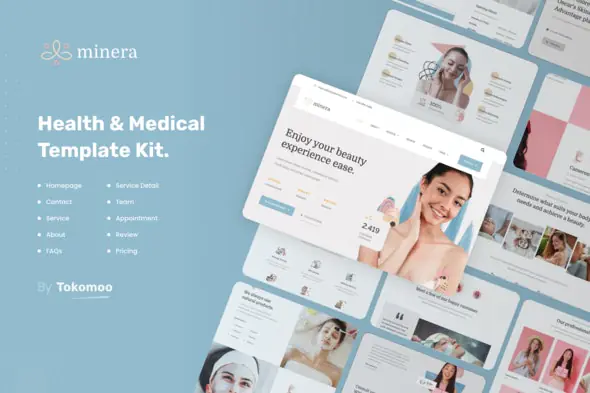 MineraSkincareDermatologyElementorTemplateKit.jpg.webp