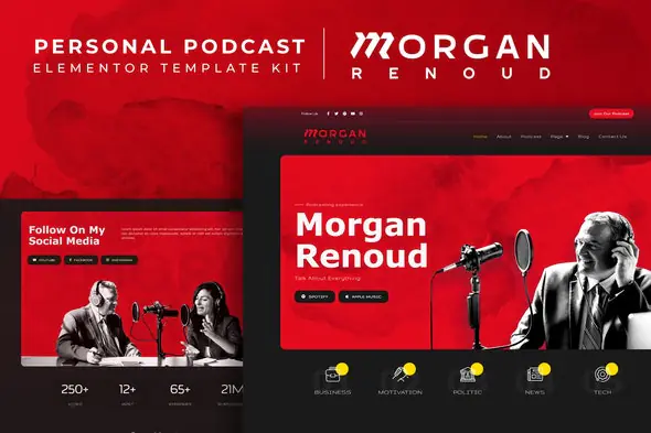 MorganRenoud-PersonalPodcastElementorTemplateKit.jpg.webp