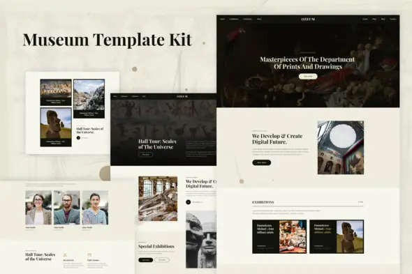 Ozeum-ModernArtGalleryMuseumElementorTemplateKit.jpg.webp