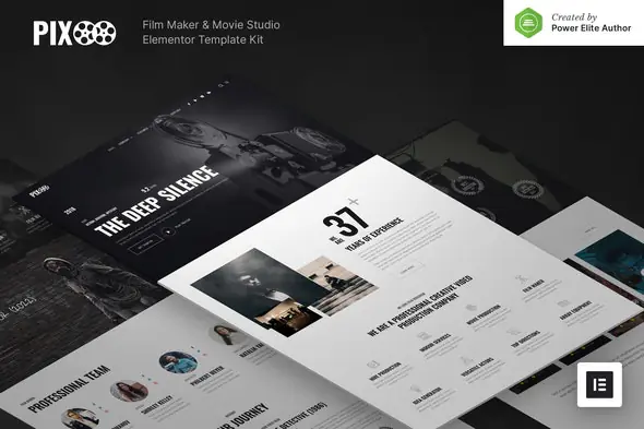 Pixoo-FilmMakerMovieStudioElementorTemplateKit.jpg.webp