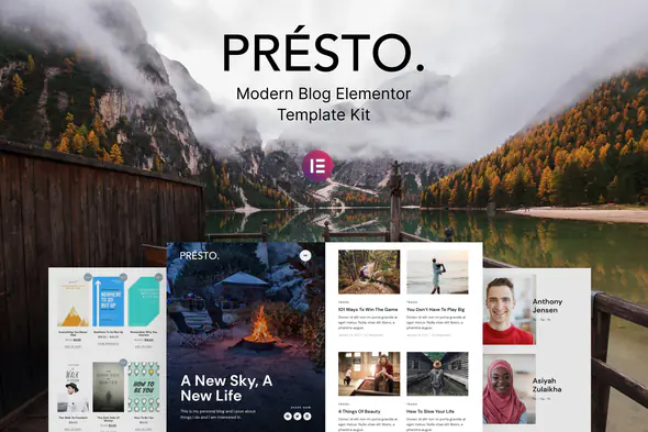 Presto-ModernBlogElementorTemplateKitBlogsPodcasts.jpg.webp
