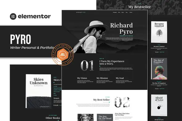 Pyro-WriterPortfolioElementorTemplateKit.jpg.webp