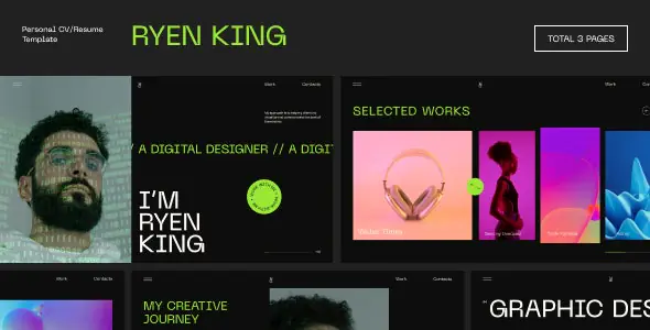 RyenKing-PersonalCVResumeHTMLTemplate.jpg.webp