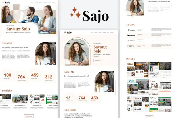 Sajo-PersonalPortfolioElementorTemplateKit.jpg.webp