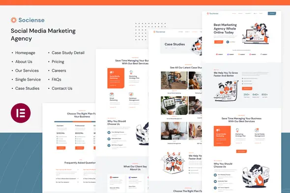 SocienceSocialMediaMarketingAgencyElementorTemplateKit.jpg.webp