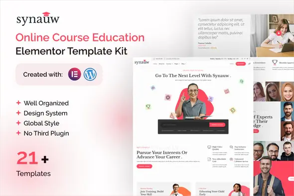 Synauw-OnlineCourseEducationElementorProTemplateKit.jpg.webp
