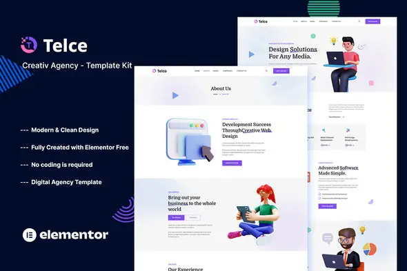 Telce-CreativeAgencyElementorTemplateKit.jpg.webp