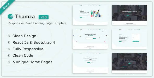 Thamza-ReactJsLandingPageTemplate.jpg.webp