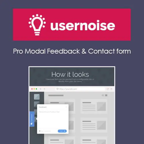 UsernoiseProModalFeedbackContactform.jpg.webp