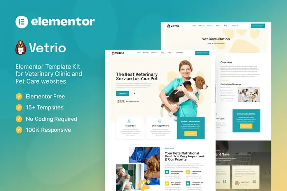 Vetrio-VeterinaryClinicPetCareElementorTemplateKit.jpg.webp