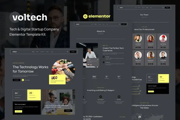 Voltech-TechDigitalStartupCompanyElementorTemplateKit.jpg.webp