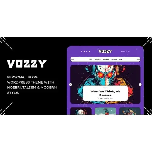 Vozzy-ModernNeobrutalismWordPressTheme.jpg.webp