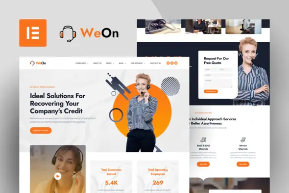 WeOn-CallCenterTelemarketingElementorTemplateKit.jpg.webp