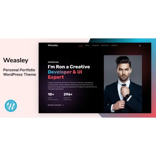 Weasley-PersonalPortfolioWordPressTheme.jpg.webp